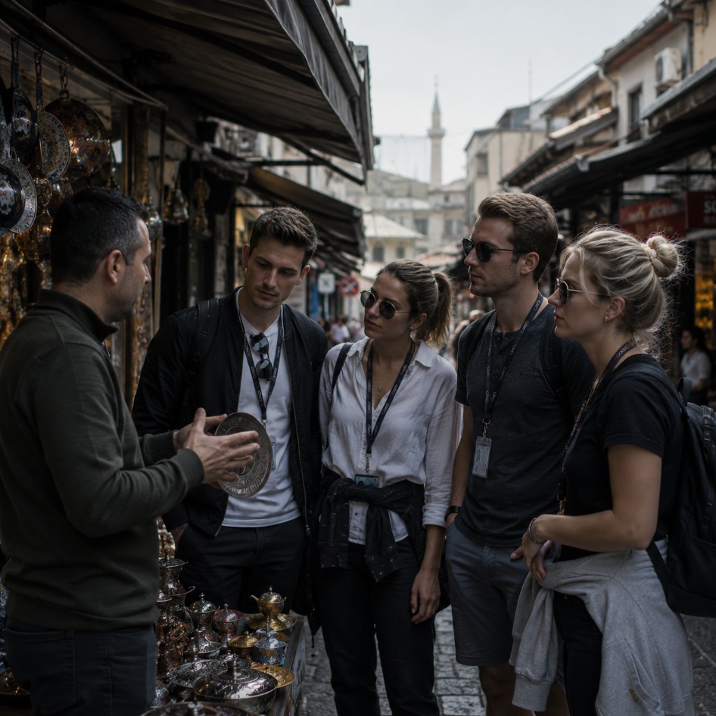Crew sightseeing moment